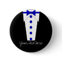 Tuxedo Button (Blue)