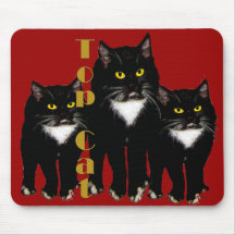 Tuxedo Cat gifts & greetings Mousepads