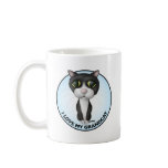 Tuxedo Cat - I Love My Grandcat mugs