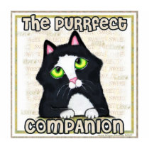 Tuxedo Cat Ladies T-Shirt by jamiecreates1 Tuxedo Cat Ladies T-Shirt