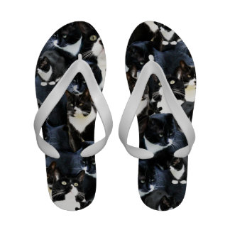 tuxedo flip flops