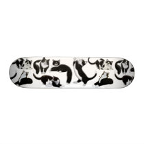 Tuxedo Cats Skateboard
