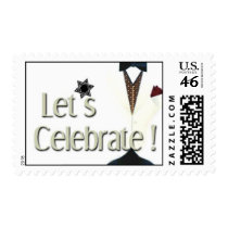 Tuxedo Celebrations Postage Stamps