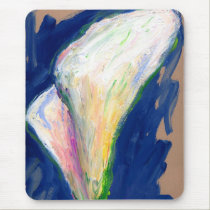 Tuxedo Cuff Lily Flowers Painting Art Mousepad mousepads
