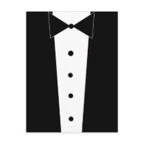 Tuxedo Elegant Formal Post Card