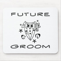 Tuxedo Future Groom mousepads