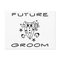 Tuxedo Future Groom postcards