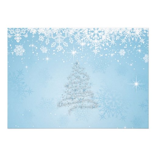 Tuxedo gown snowflakes Rehearsal Dinner Invitation
