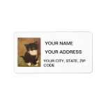 Tuxedo Kitten Custom Address Label