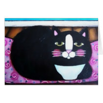 Tuxedo Kitty cards by myfunkyart Tuxedo Kitty cards