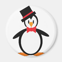 Tuxedo-Pengo Fridge Magnet
