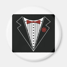 Tuxedo Tshirt Magnets