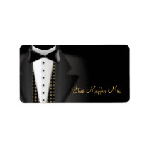 Tuxedo Wedding Labels labels