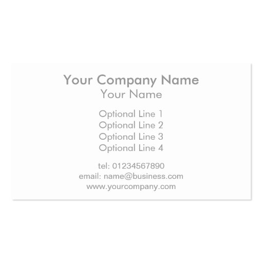 TV Broadcast Repair Business Cards (back side)