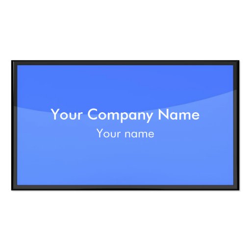 TV Broadcast Repair Business Cards (front side)