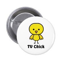 TV Chick Pin