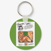 TV Dinner ~ Vintage Ads keychains