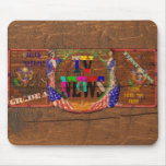 TV News Ad Painted on Barn mousepads