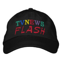 TV NEWS FLASH BASEBALL CAP