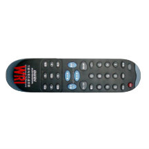 TV remote Custom Skateboard