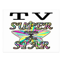 TV Superstar Postcard