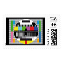 TV test screen postage