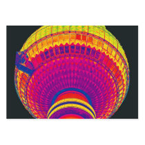 Tv Tower (Fernsehturm), Berlin, Rainbow Colour (tv Business Card