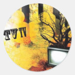 TV/TV ETIQUETA REDONDA