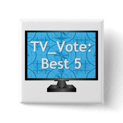 TV Vote Official Button Badge by flatdisk