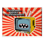 TV-zombie Post Cards