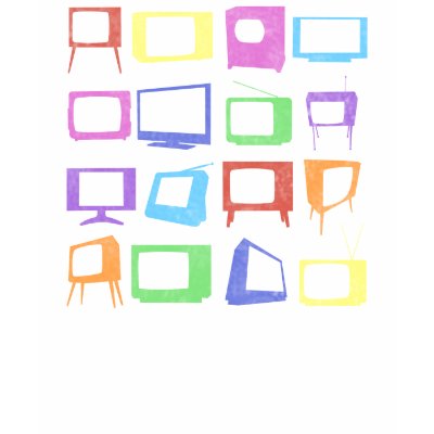 TVs (Distressed) T Shirts by T_shirt_Shack