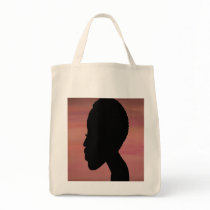 TWA (teeny weeny afro) grocery bag
