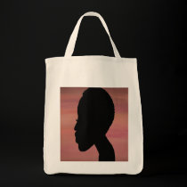 TWA (teeny weeny afro) grocery bag bags