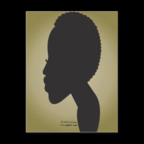 TWA (Teeny Weeny Afro - Olive) Postcard postcards