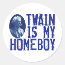 Twain Is My Homeboy Sticker