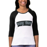 twang thang chrome 3/4 sleeve t shirts