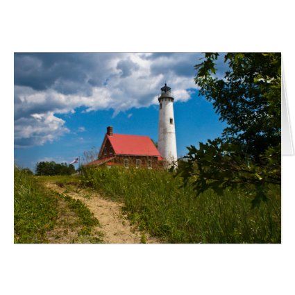 Twas Point Lighthouse Greeting Card