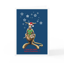 T'was the night before Christmas Australian card