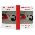 Twas the Night Before Christmas/kitten binders