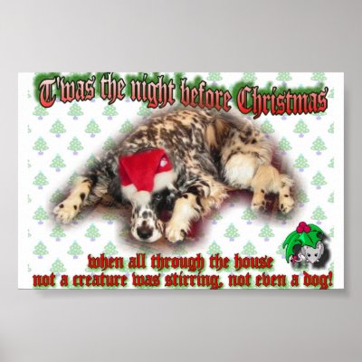 T'was the night before Christmas posters