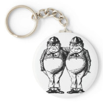 Tweedle Dee and Tweedle Dum Keychain