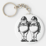 Tweedle Dee and Tweedle Dum Keychain