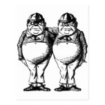 Tweedle Dee and Tweedle Dum Post Card