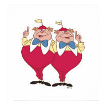 Tweedle Dum and Dee Disney posters
