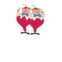 Tweedle Dum and Dee Disney t-shirts