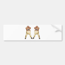 Tweedledee and Tweedledum Bumper Sticker