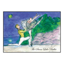 Tweet 2009 Swanlake ballet poster by Latidaballet posters