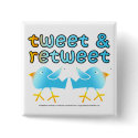Tweet And Retweet Buttons by TweetleBirdie Tweet And Retweet Buttons