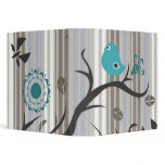 tweet bird on stripes vector art scene.ai 3 ring binders