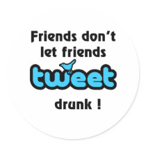 Tweet drunk stickers